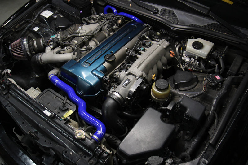 HPS Silicone Radiator, heater and throttle body coolant hoses 98-05 Lexus GS300 2JZ-GTE VVT-i Swap