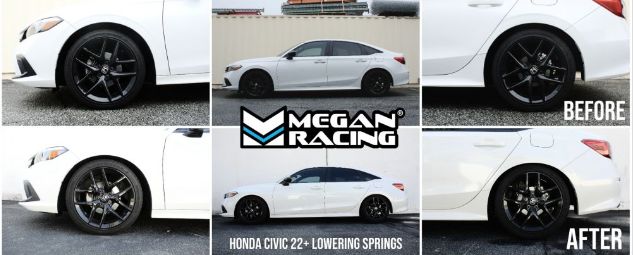 Megan Racing Lowering Springs 22-23 Honda Civic/ Civic Si